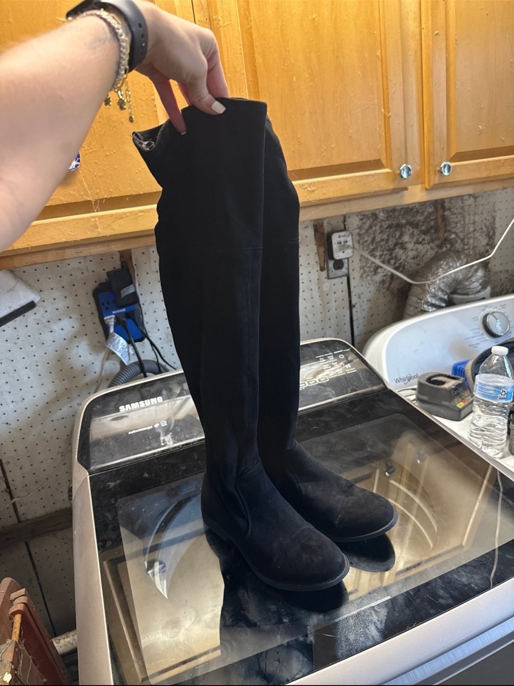 Black Over-the-Knee Boots